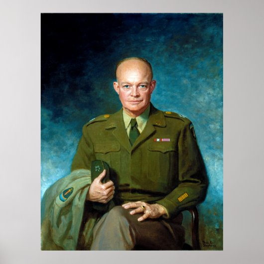 Poster Dwight D. Eisenhower par Thomas Edgar Stephens 194 (Devant)