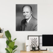 Poster Dwight Eisenhower (Bureau à domicile)