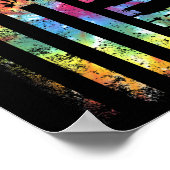 Poster Dye Us Drapeau Dîner Lady Retour À L'École (Coin)