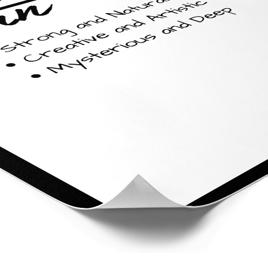 Poster Dylan, Garçon Personnalisé Nom Définition (Coin)