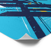 Poster Dynamic Abstract Street Art with Bold Shapes (Coin)