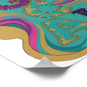 Poster Dynamic Gold MAGICAL Conception audacieuse (Coin)