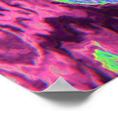 Poster Dynamique des fluides liquides Peinture contempora (Coin)