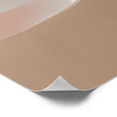 Poster "Dynamique Ethérée" | Tons Terre Art Abstrait (Coin)