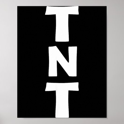 Poster Dynamite TNT Costume d'Halloween Facile et Rapide (Devant)