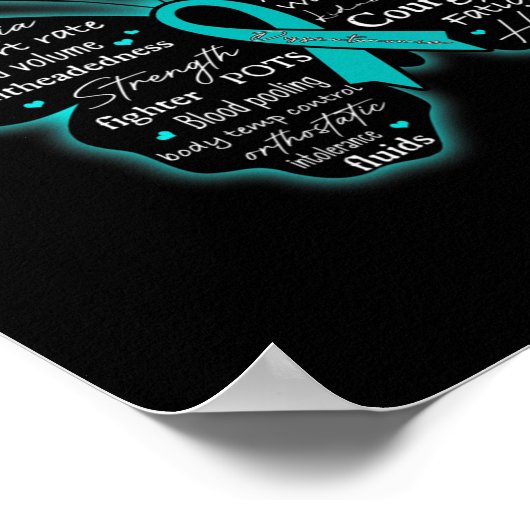 Poster Dysautonomia Sensibilisation POTS HyperPOTS NCS Mo (Coin)