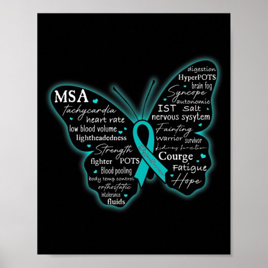 Poster Dysautonomia Sensibilisation POTS HyperPOTS NCS Mo (Devant)