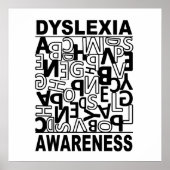Poster Dyslexie Sensibilisation Dyslexie Enseignants Étud (Devant)