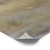 Poster E22 Élan Mâle Collines enneigées (Coin)