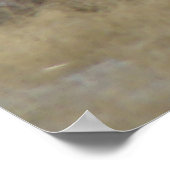 Poster E22 Élan Mâle Collines enneigées (Coin)