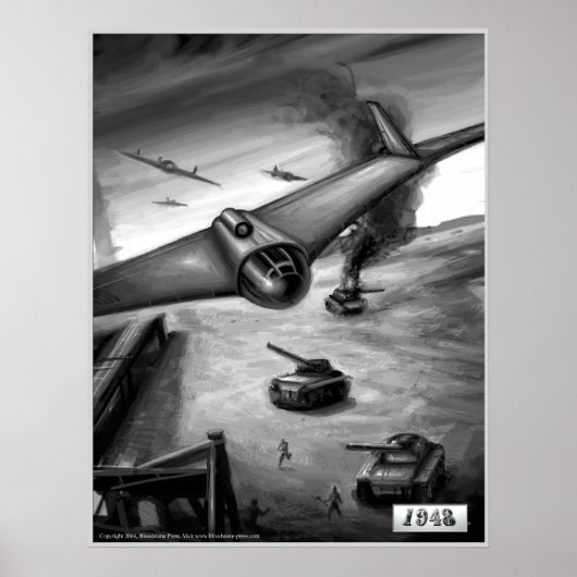 Poster E-555 Bombing Run (Devant)