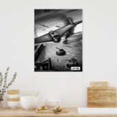 Poster E-555 Bombing Run (Cuisine)