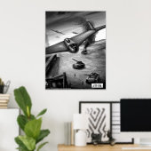 Poster E-555 Bombing Run (Bureau à domicile)