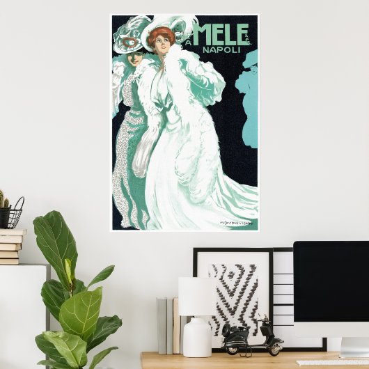 Poster E. A. Mele & co. Napoli (Bureau à domicile)