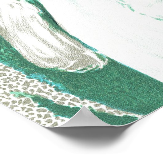 Poster E. A. Mele ~ Femmes en blanc (Coin)