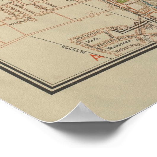 Poster E. Gaebler’s Grosser Plan von Leipzig (1943) (Coin)