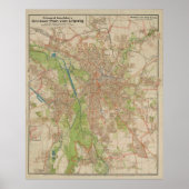 Poster E. Gaebler’s Grosser Plan von Leipzig (1943) (Devant)