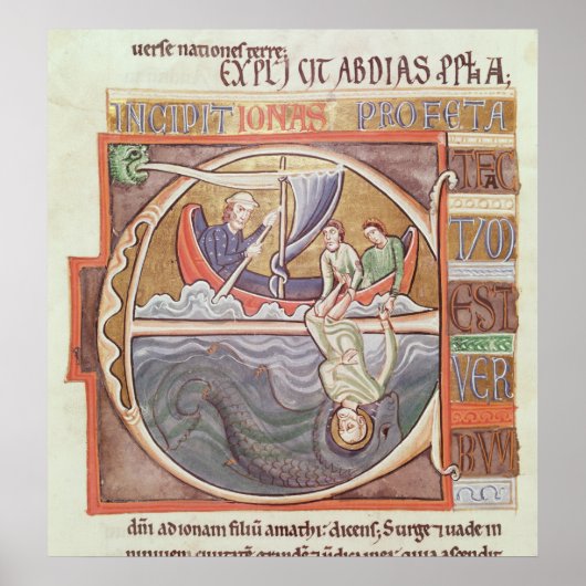 Poster 'E' initial historique représentant Jonah (Devant)