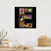 Poster E Monogramme Créez votre propre collection de phot (Cuisine)