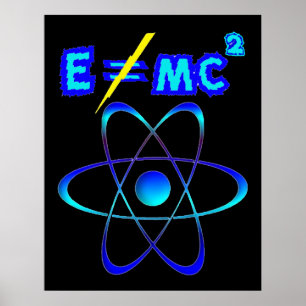 Poster E n'est pas = mc2 - Einstein a eu tort !