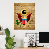 Poster E Pluribus Unum (Bureau à domicile)