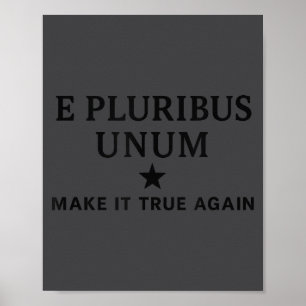 Poster E Pluribus Unum – Rétablir l'Unité dans la Vérité