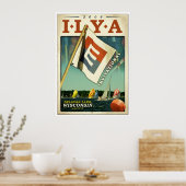 Poster E Race 2008 imprimé "vieilli" (Cuisine)