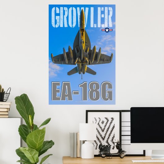 POSTER EA-18G GROWLER (Bureau à domicile)