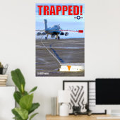 POSTER EA-6B PROWLER - TRAPPED ! (Bureau à domicile)