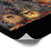 Poster Eagerlys Coloré Funny Chicken Art (Coin)