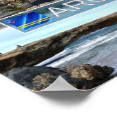 Poster Eagle Beach - Aruba - (Coin)