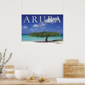 Poster Eagle Beach | Caraïbes, Aruba (Cuisine)