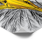 Poster Eagle croquis Face Art (Coin)