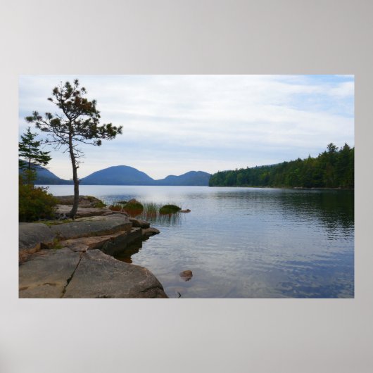 Poster Eagle Lake à Acadia National Park (Devant)