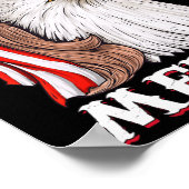 Poster Eagle Mullet 4 juillet États-Unis Drapeau américai (Coin)