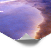 Poster Eagle Nebula M16 Détail du pilier - Partie supérie (Coin)