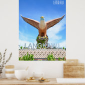 Poster Eagle Statue Langkawi Malaisie Vacances Souvenir (Cuisine)