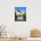 Poster Eagles Scioto River Columbus Ohio Imprimer (Cuisine)