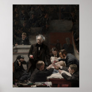 Poster Eakins - Dr Samuel D. Gross (La Clinique du Dr Gro