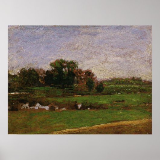 Poster Eakins - Étude pour The Meadows (Devant)