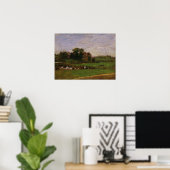 Poster Eakins - Étude pour The Meadows (Bureau à domicile)