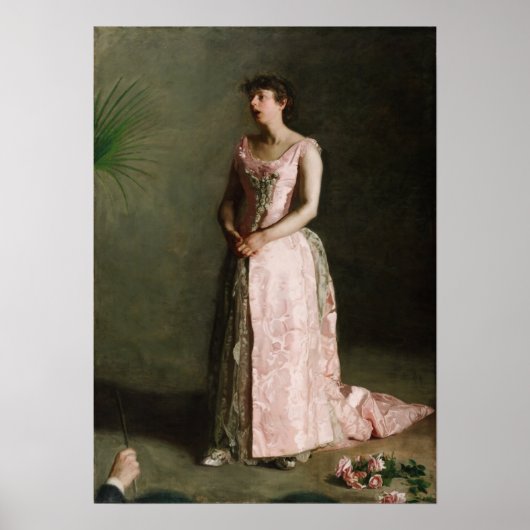 Poster Eakins - La chanteuse de concert (Devant)