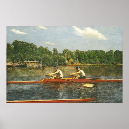 Poster Eakins - Les Frères Biglin en course (Devant)