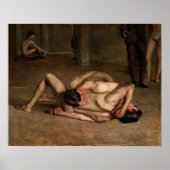 Poster Eakins - Lutteurs (Devant)