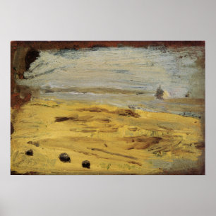 Poster Eakins - Rive du fleuve Delaware, filets de pêche