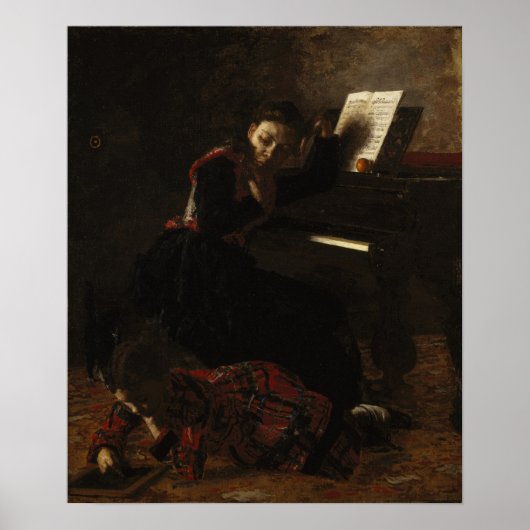 Poster Eakins - Scène de maison (Devant)