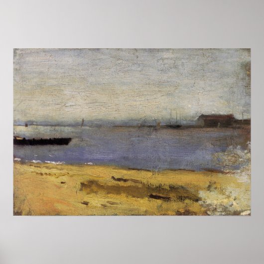 Poster Eakins - Scène du fleuve Delaware 1881 (Devant)