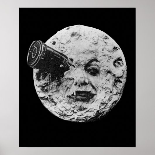 Poster EARLY CINEMA A Trip to the Moon By Georges Melies (Devant)