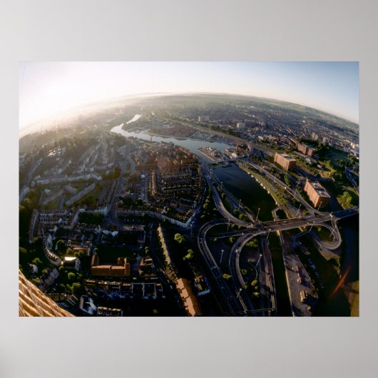 Poster Early Morning Over Bristol. (Devant)