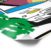 Poster Earn. Spend. La fête. (Wall Street Pop) (Coin)